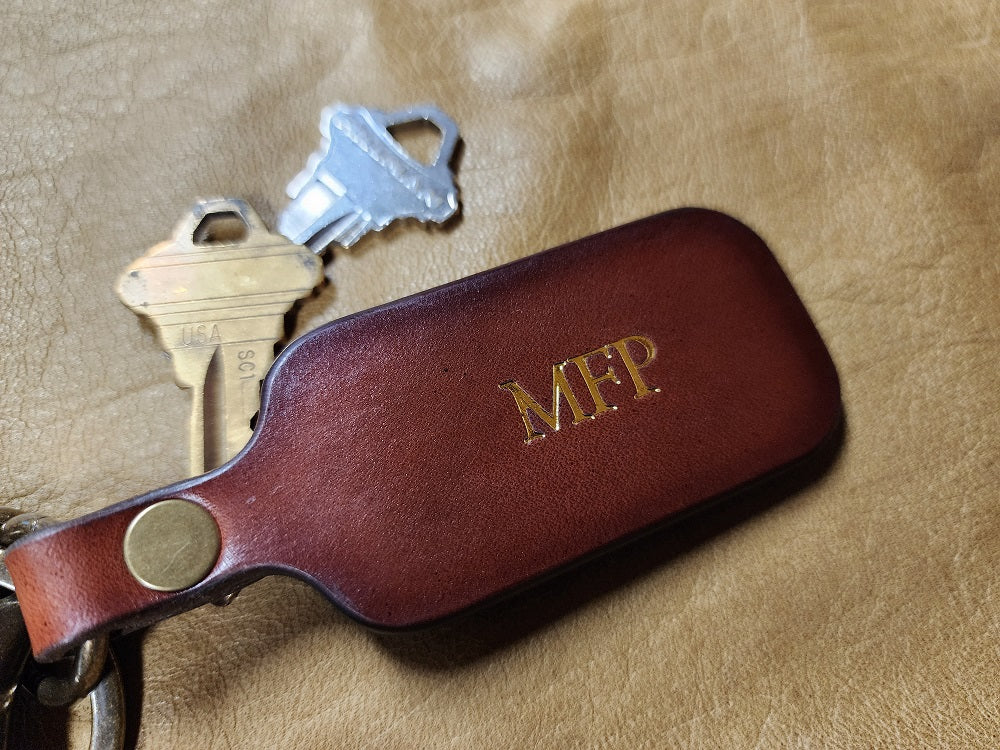 LEATHER HOOK KEYCHAIN