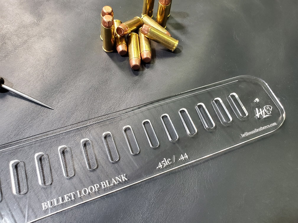 ACRYLIC BULLET LOOP TEMPLATES | PATTERNS FOR LEATHERCRAFT