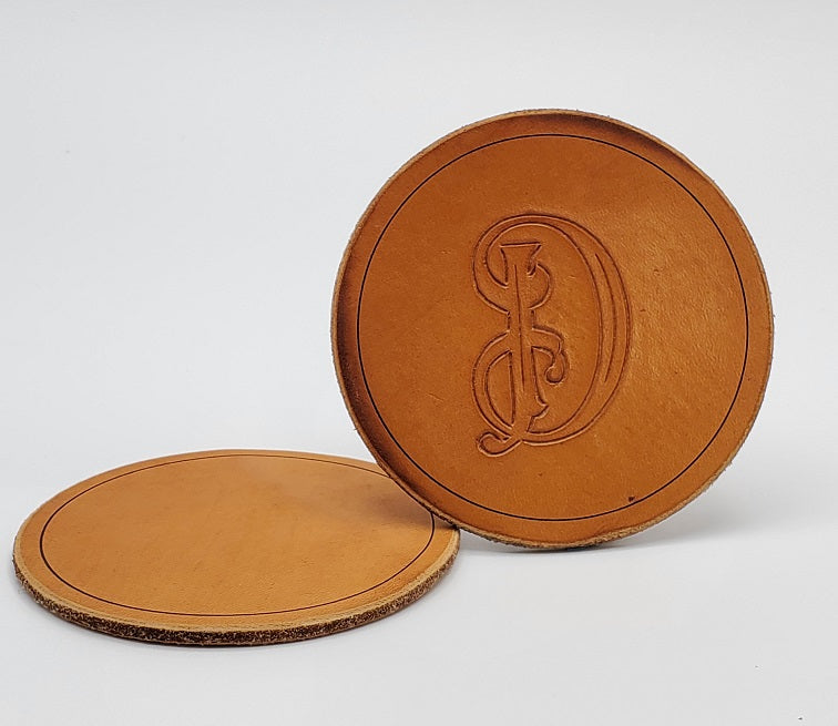CARVE MONOGRAMMED COASTERS
