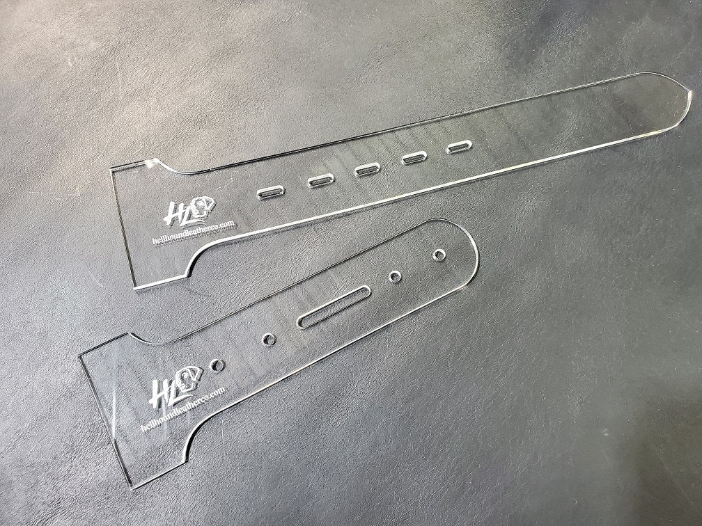 ACRYLIC BELT END TEMPLATES | PATTERNS FOR LEATHERCRAFT
