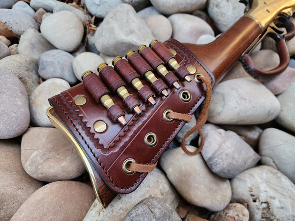 Aurora Buttstock Cuff by Hellhound Leather