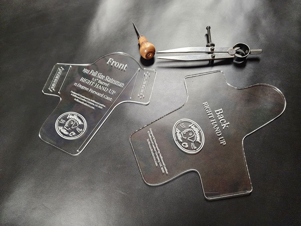 ACRYLIC TEMPLATE | 1911 STATESMAN HOLSTER | PATTERNS FOR LEATHERCRAFT