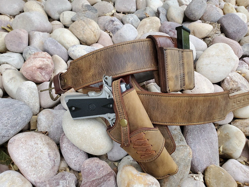 GHOSTWOOD 1911 GUN RIG by HELLHOUND LEATHER CO – Hellhound Leather Co