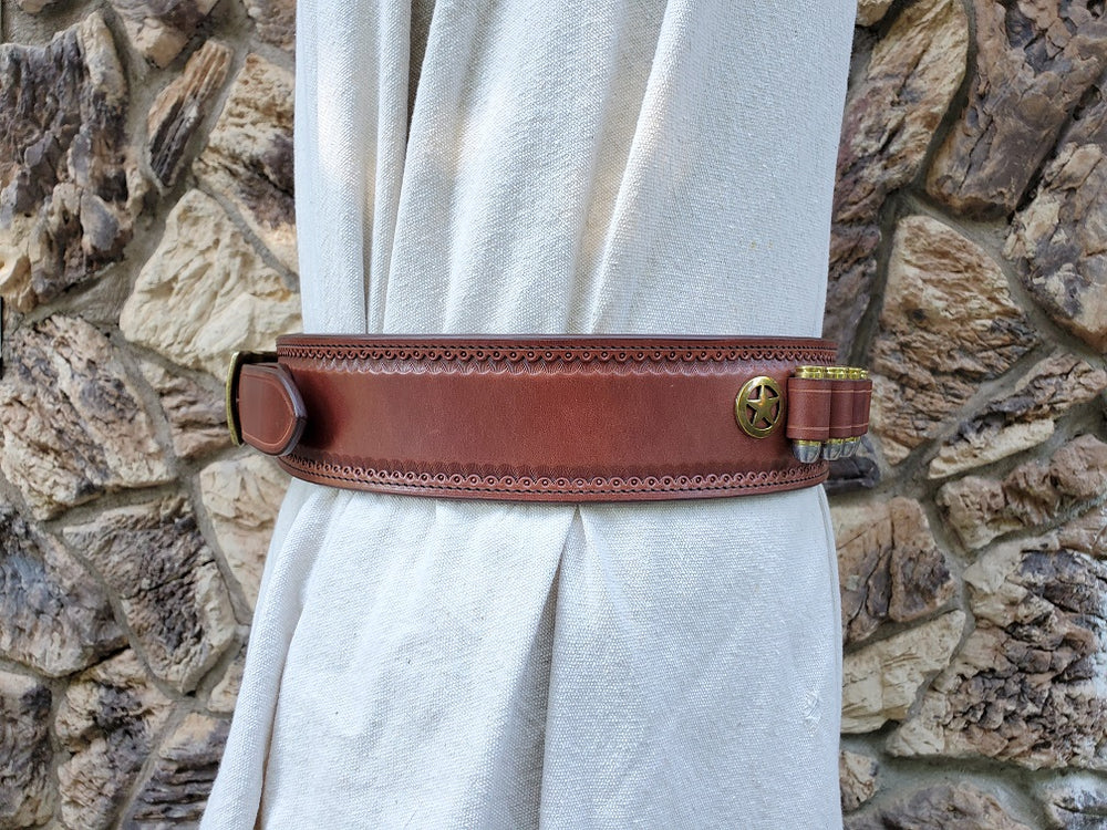 SHERIFF WESTERN GUN RIG Classic Cowboy Leather