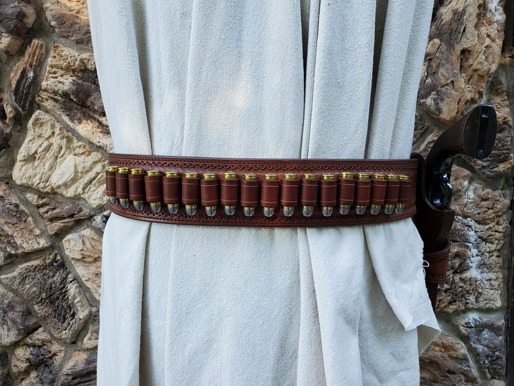 Andy Gun Rig SHERIFF WESTERN GUN RIG Classic Cowboy Leather