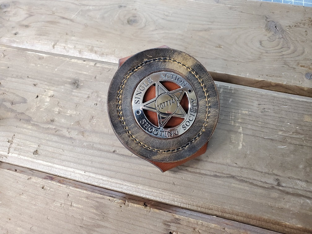 SASS BADGE HOLDER - GHOSTWOOD