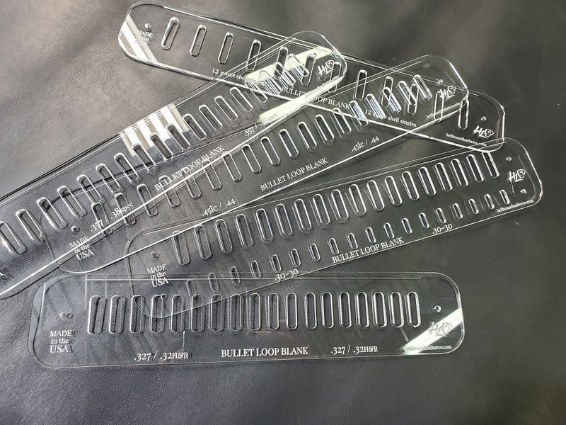 Acrylic Bullet Loop Template | Leathercraft Pattern for Western Rigs