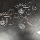 ACRYLIC STRAP END TEMPLATES
