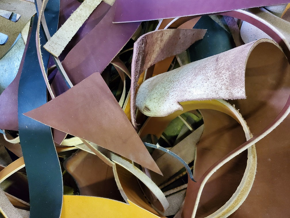 LEATHER SCRAPS - VEG