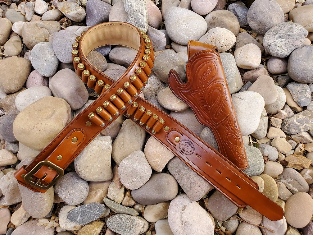 James' Home Rigg JESSE JAMES GUN BELT AND HOLSTER – Hellhound Leather Co