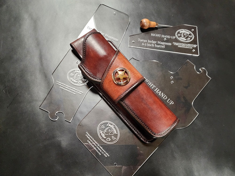 ACRYLIC TEMPLATE | TAURUS JUDGE WESTERN HOLSTER TEMPLATE | PATTERNS FOR LEATHERCRAFT