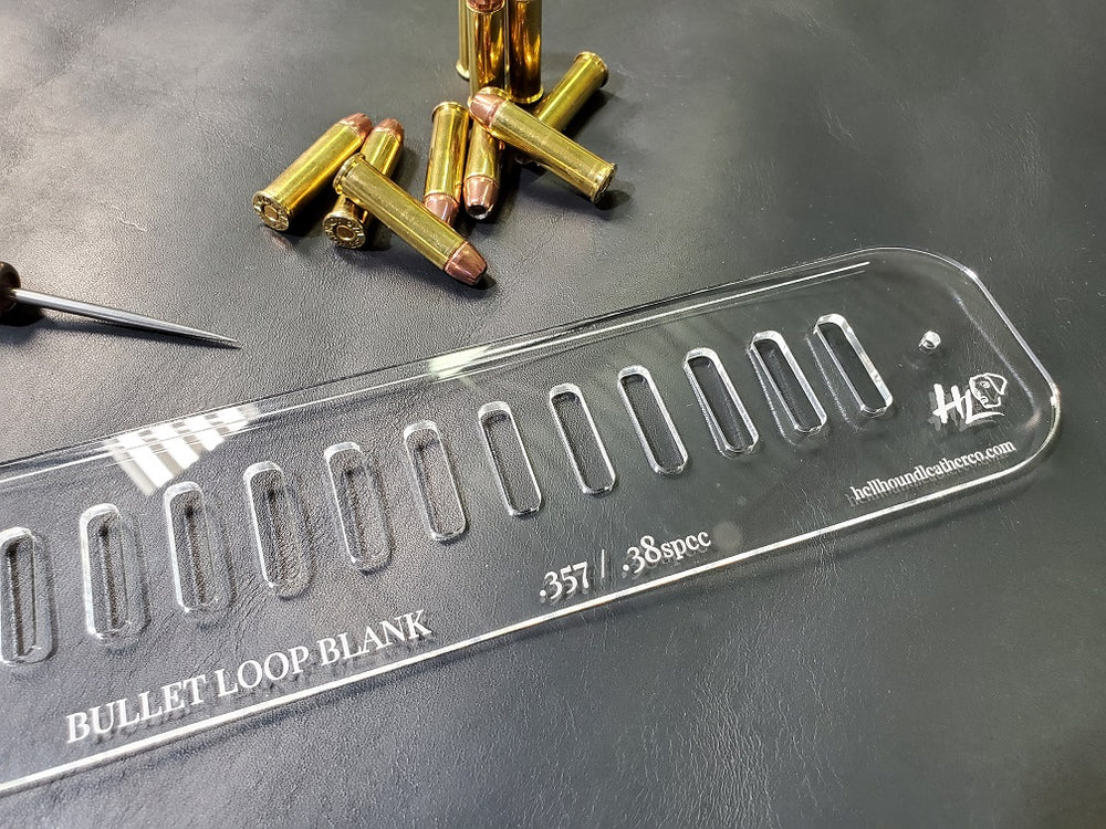 Acrylic Bullet Loop Template | Leathercraft Pattern for Western Rigs