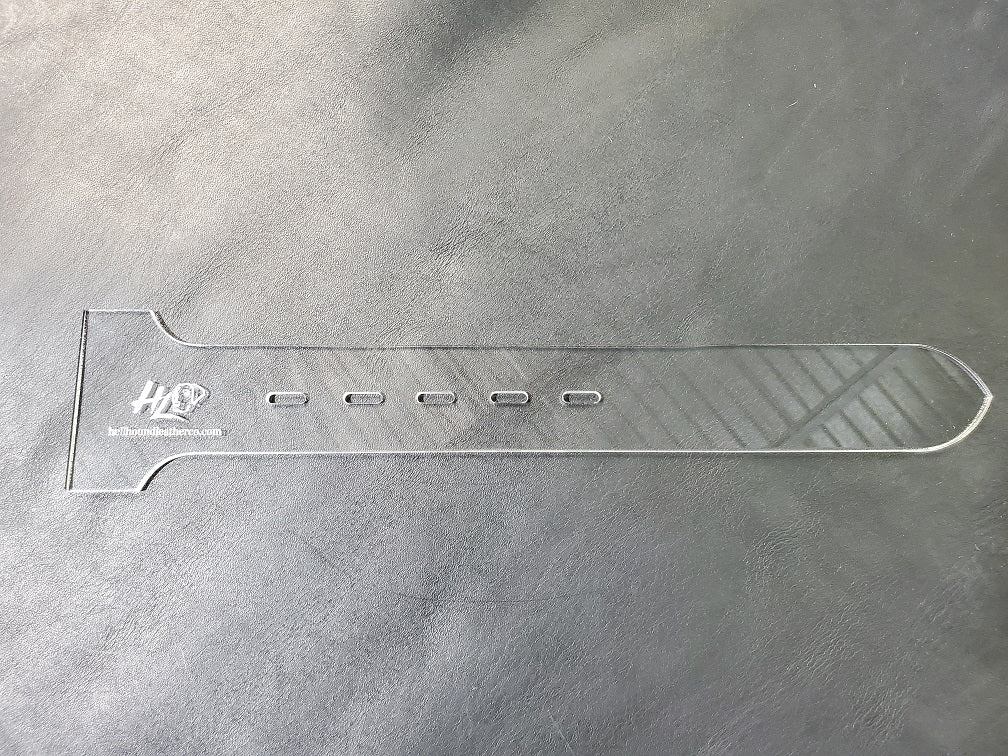 ACRYLIC BELT END TEMPLATES | PATTERNS FOR LEATHERCRAFT