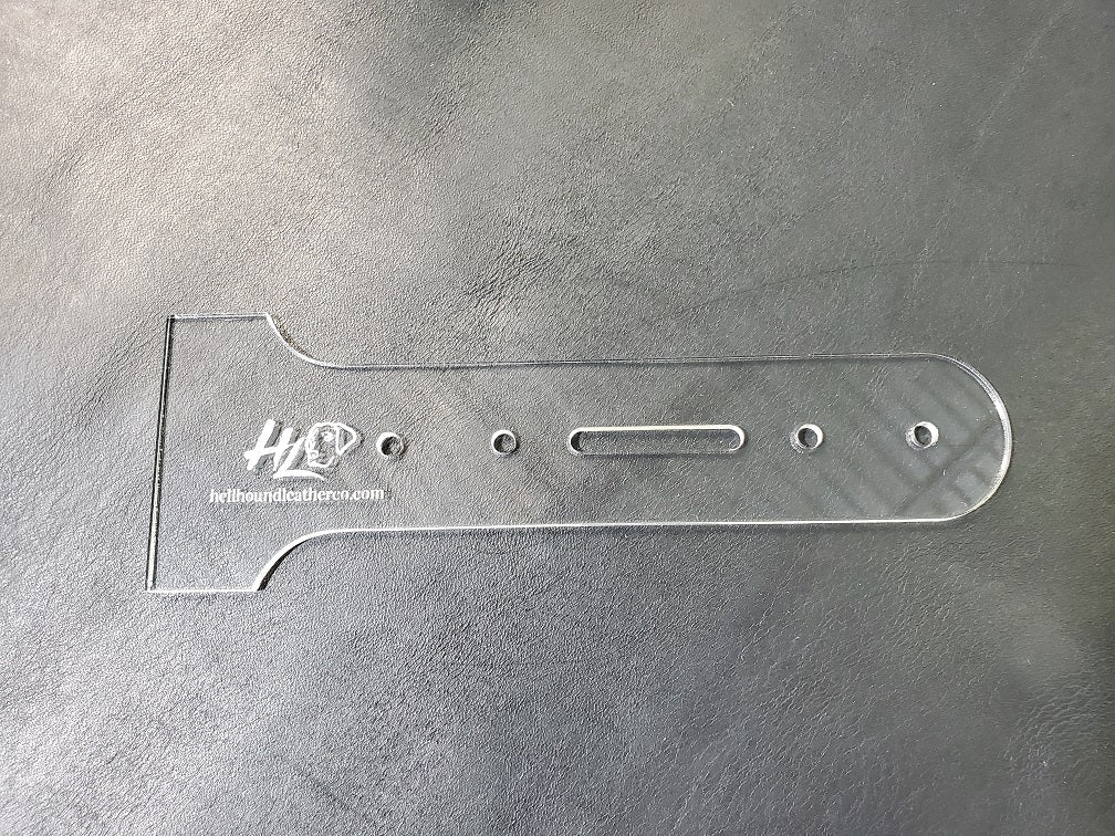 Acrylic Belt End Teplates  Leathercraft Pattern for Belts – Hellhound  Leather Co