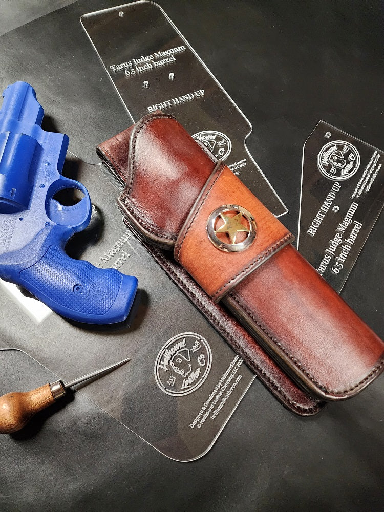 ACRYLIC TEMPLATE | TAURUS JUDGE WESTERN HOLSTER TEMPLATE | PATTERNS FOR LEATHERCRAFT