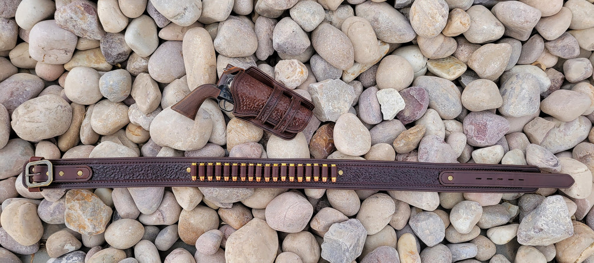 UNIQUE WESTERN GUN RIG by HELLHOUND LEATHER CO